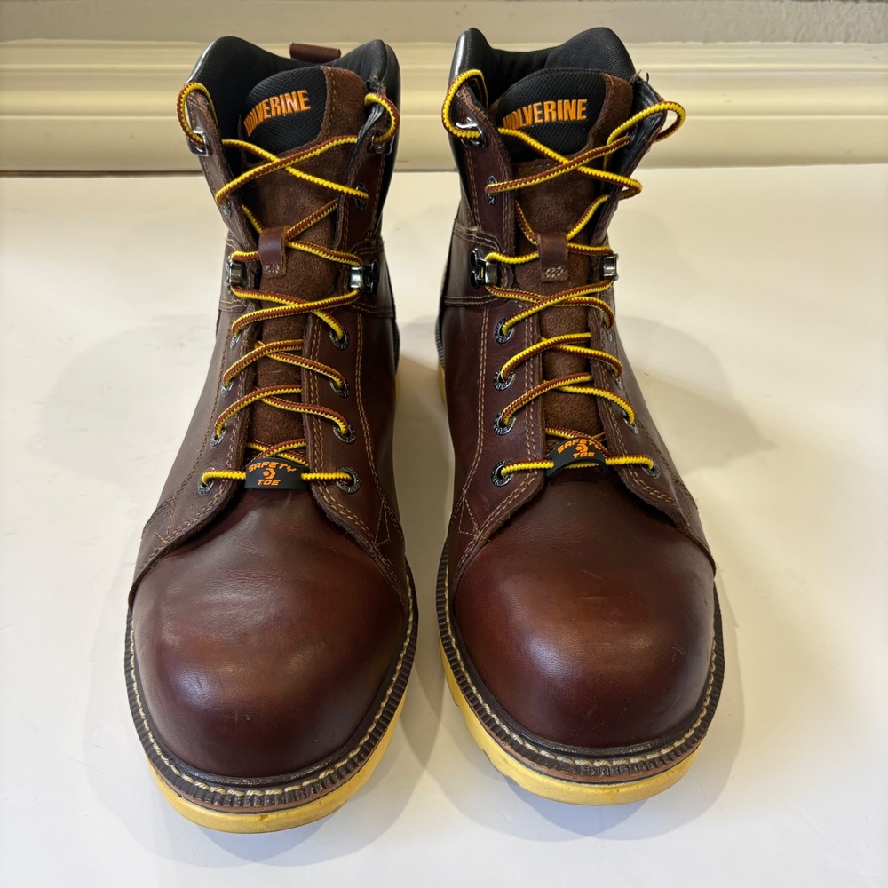 Wolverine I-90 Durashocks CarbonMAX Safety Toe Work Boots Brown W10887 Mens 13EW